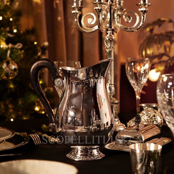 christofle silver plated malmaison pitcher
