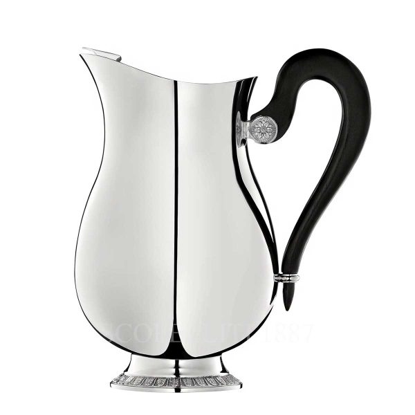 christofle malmaison silver-plated water pitcher