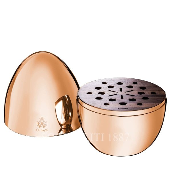 mood by christofle copper egg case