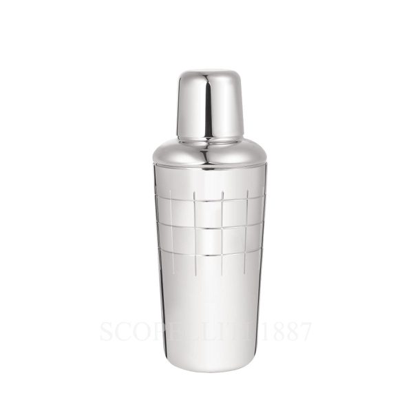 christofle silver plated shaker graphik