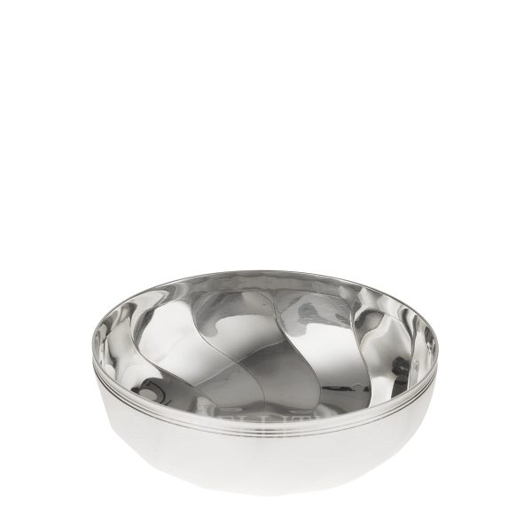 christofle torsades bowl silver plated 14 cm