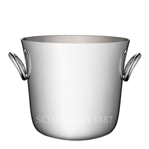 christofle vertigo silver plated ice bucket