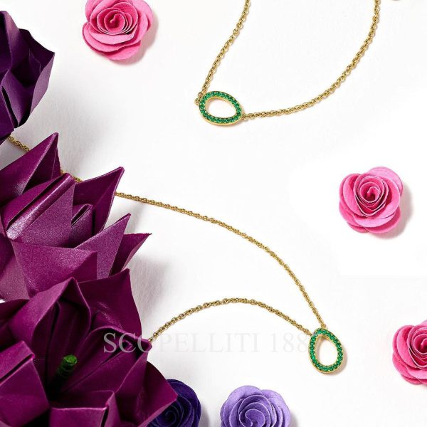 colours of love sasha yellow gold emerald presentation