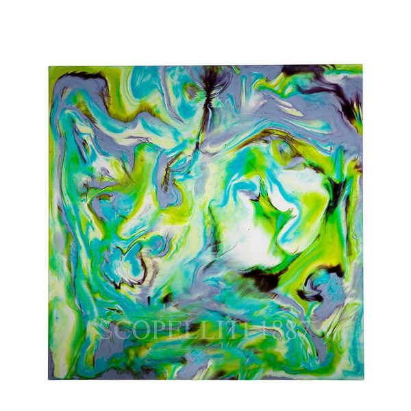 daum blue green purple seasons decorative panel