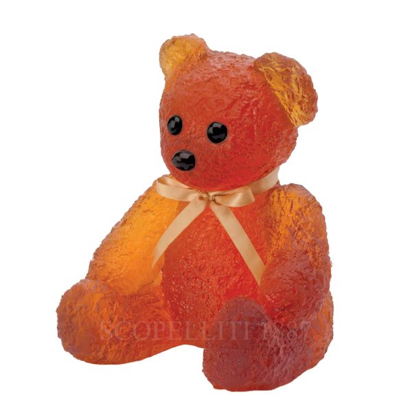 Daum Large amber Doudours Limited Edition 375 ex