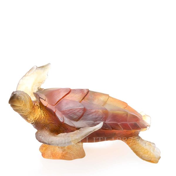 daum mer de corail turtle amber grey numbered edition