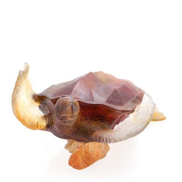daum mer de corail turtle amber grey numbered edition