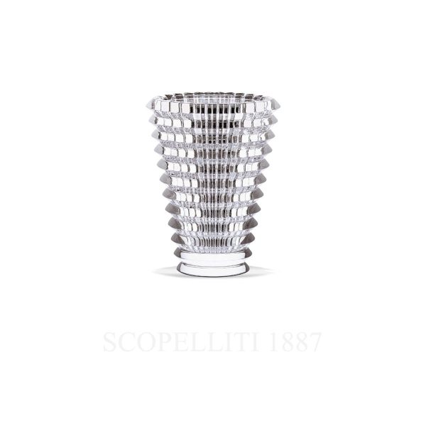 baccarat eye oval vase small clear