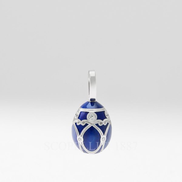 faberge charm blue