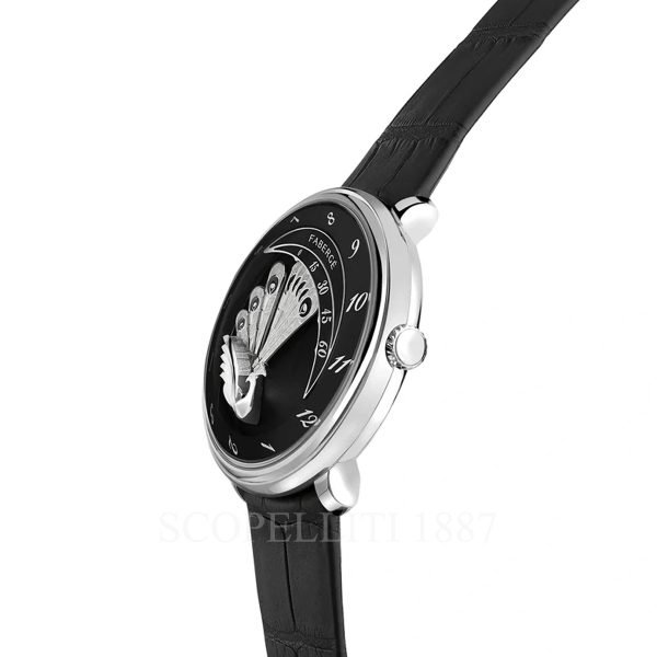 fabergé compliquée peacock black women's watch