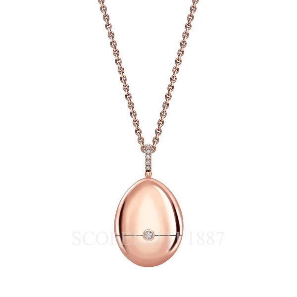 faberge essence rose gold surprise locket