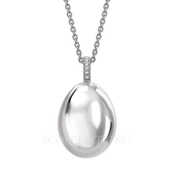 faberge essence white gold pendant