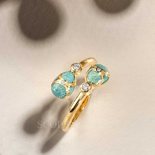 faberge heritage ring light blue