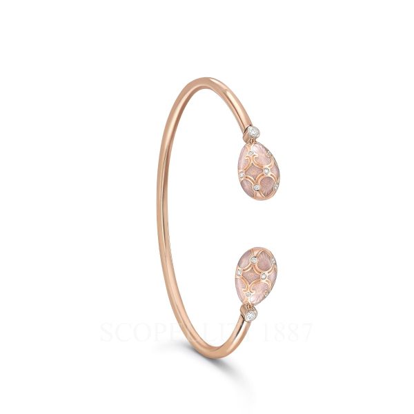 faberge heritage rose gold pink bangle