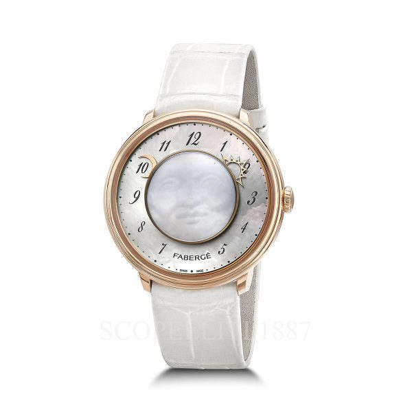 faberge levity 18 karat rose gold watch