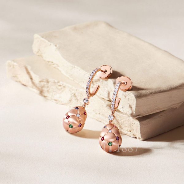 fabergé drop earrings treillage