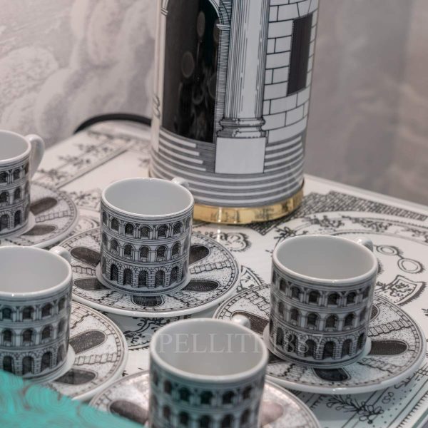 fornasetti coffee cup and saucer architettura