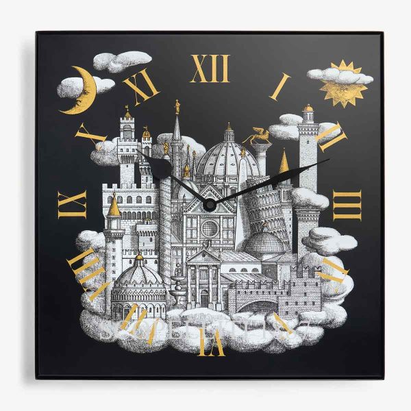 fornasetti wall clock italia che vola