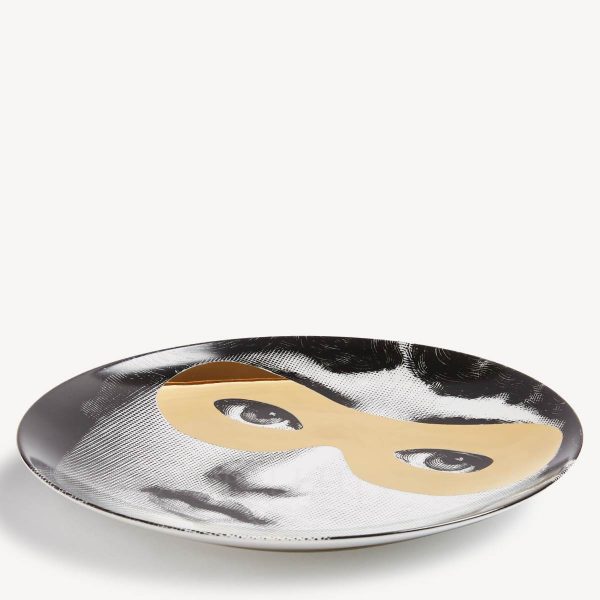 fornasetti plate tema e variazioni n.22 gold