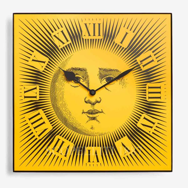 fornasetti wall clock sole