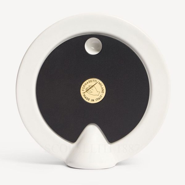 fornasetti table clock silenzio back