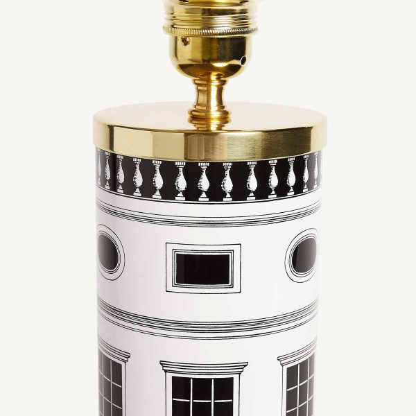 fornasetti table lamp architettura details