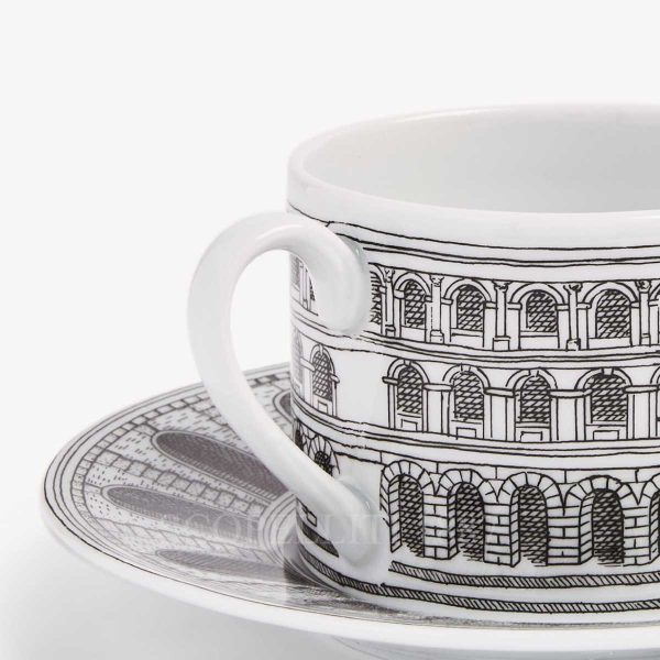 fornasetti tea cup and saucer architettura