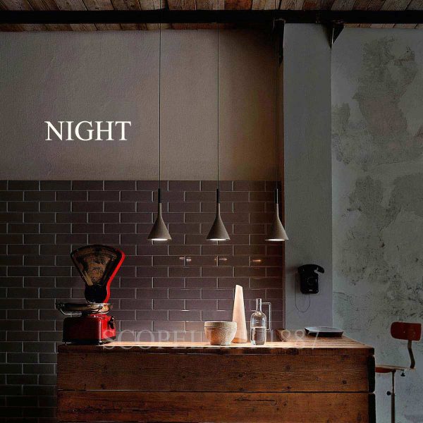 foscarini aplomb grey suspension lamp