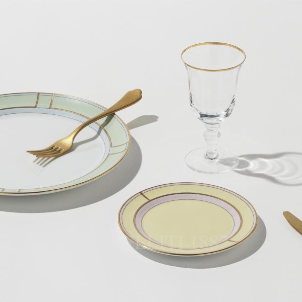 ginori 1735 bread plate diva yellow