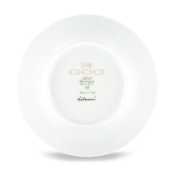 ginori 1735 catene cachemire bread plate back