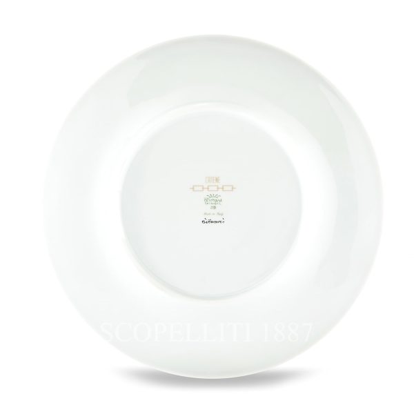 ginori 1735 catene cachemire charger plate back