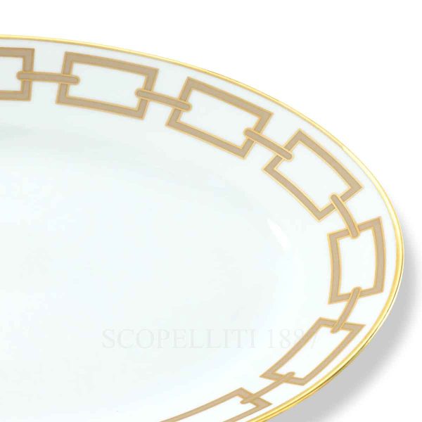 ginori 1735 catene cachemire oval platter details