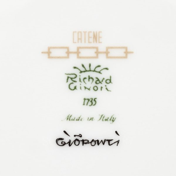 ginori 1735 catene cachemire tea cup and saucer back