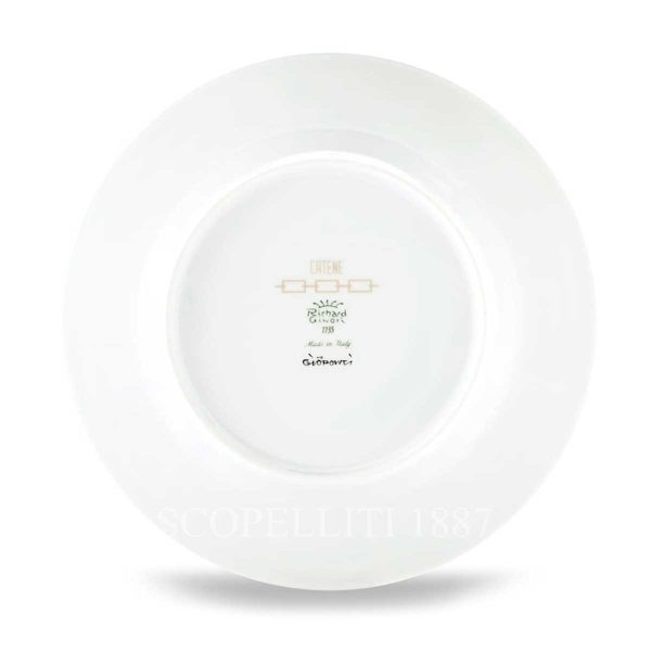 ginori 1735 catene cachemire dessert plate back