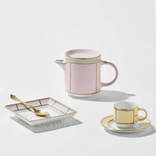 ginori 1735 coffee pot diva pink