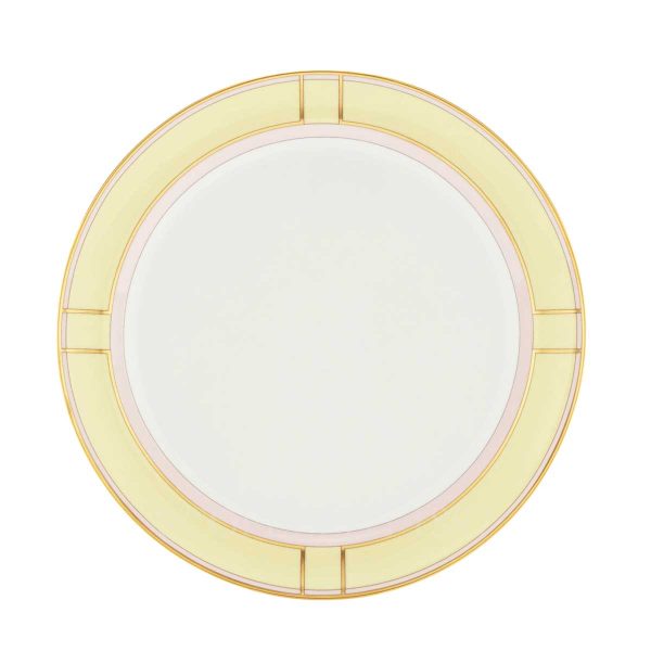 ginori 1735 dinner plate diva yellow
