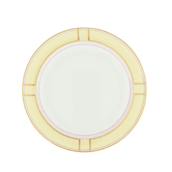 ginori 1735 dinner plate small diva yellow