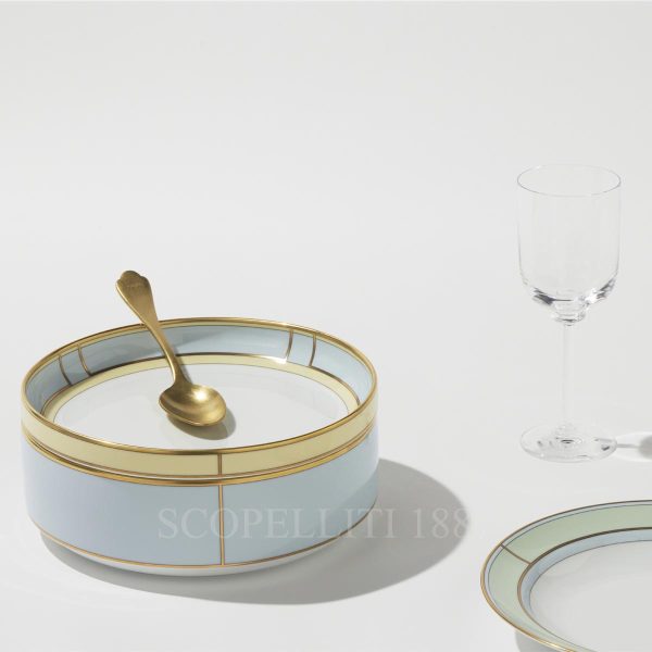 ginori 1735 fruit holder diva light blue