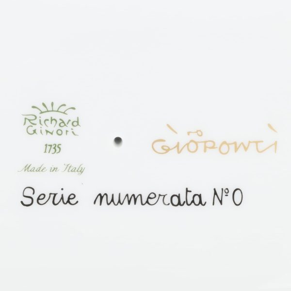 ginori 1735 gio ponti arte disco forato angels love number