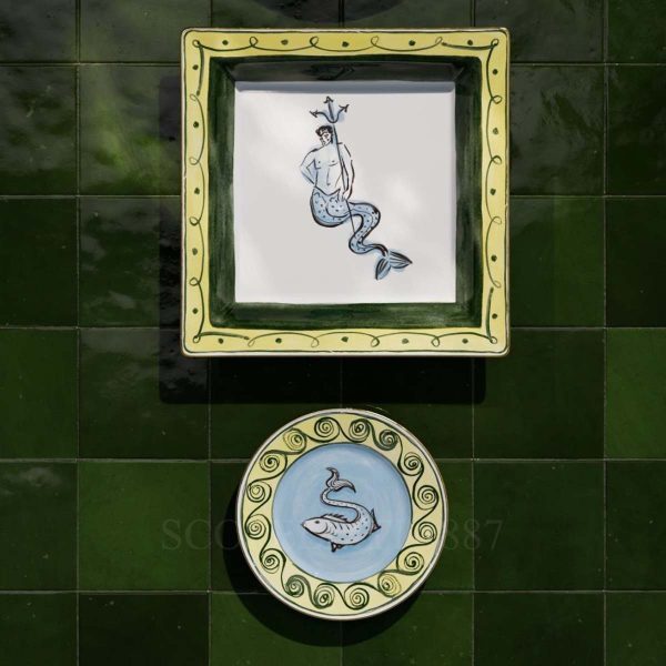 ginori change tray il viaggio di nettuno yellow