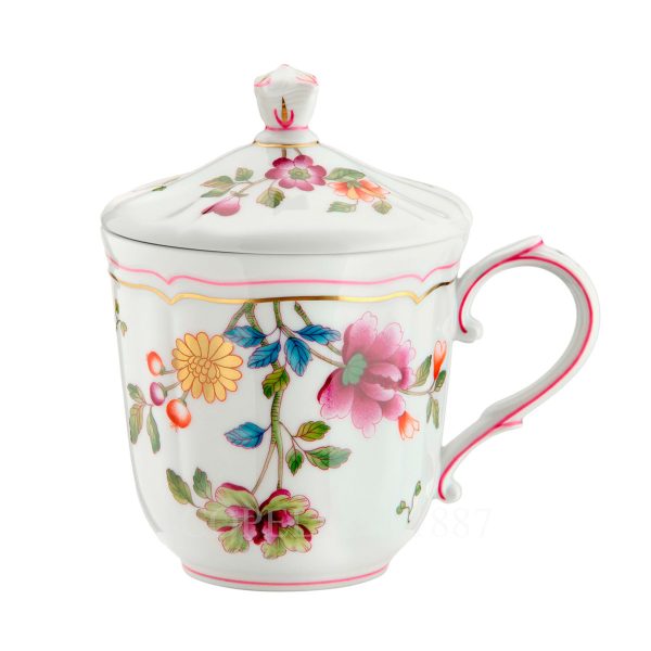 ginori 1735 mug with lid granduca coreana