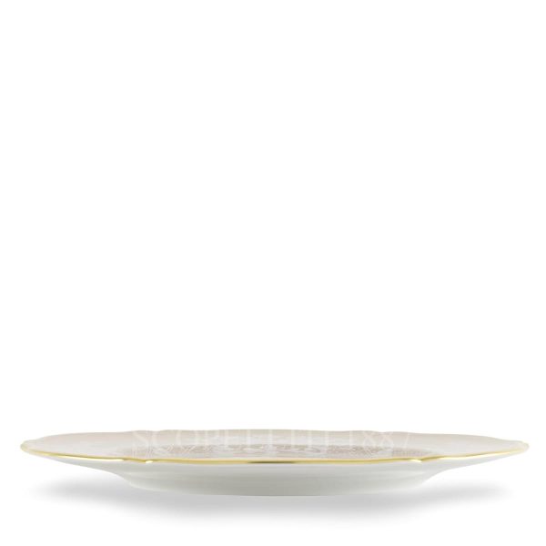 ginori 1735 oriente italiano meringa charger plate front