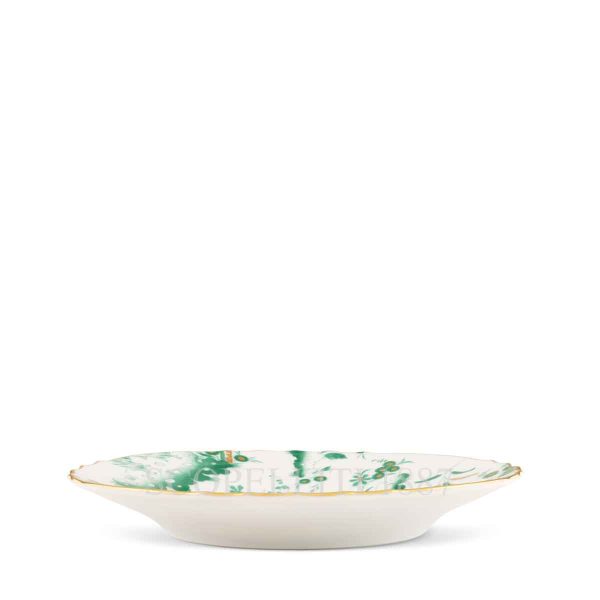 ginori 1735 oro di doccia giada bread plate front