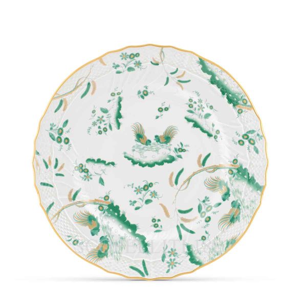 ginori 1735 oro di doccia giada dinner plate