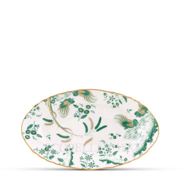 ginori 1735 oro di doccia giada pickle dish