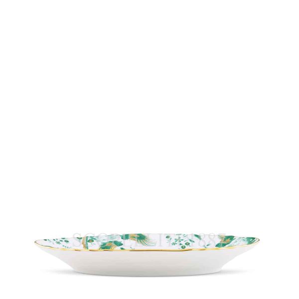 ginori 1735 oro di doccia giada pickle dish front