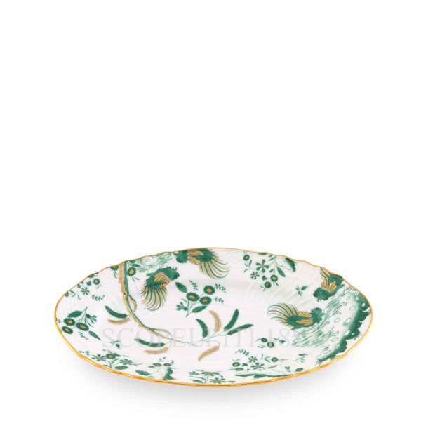 ginori 1735 oro di doccia giada pickle dish view