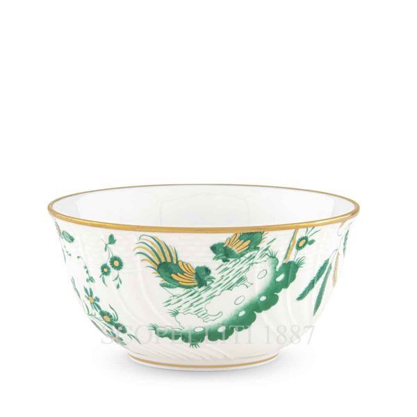 ginori 1735 oro di doccia giada rice bowl other side