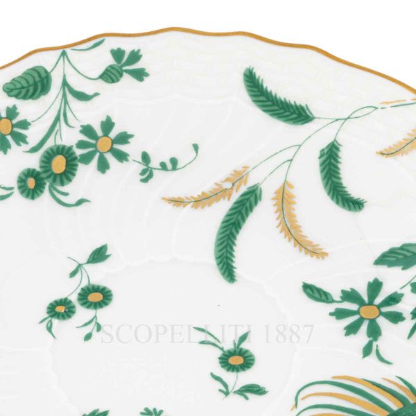 ginori 1735 oro di doccia giada saucer details