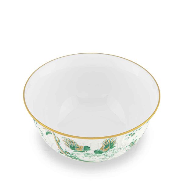 ginori 1735 oro di doccia giada soup bowl internal